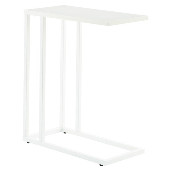 laptop c table solid wood white ctable the container store laptop c table solid wood white ctable the container store